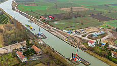 II etap budowy drogi wodnej. Prace na rzece Elbląg na półmetku